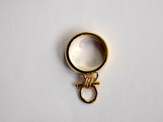 Chunky charm ring