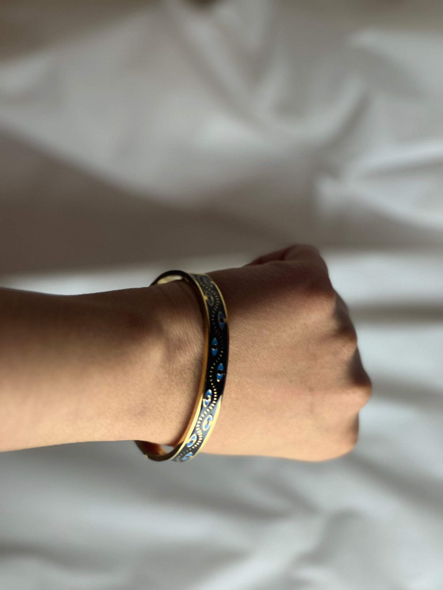Evil eye bangle