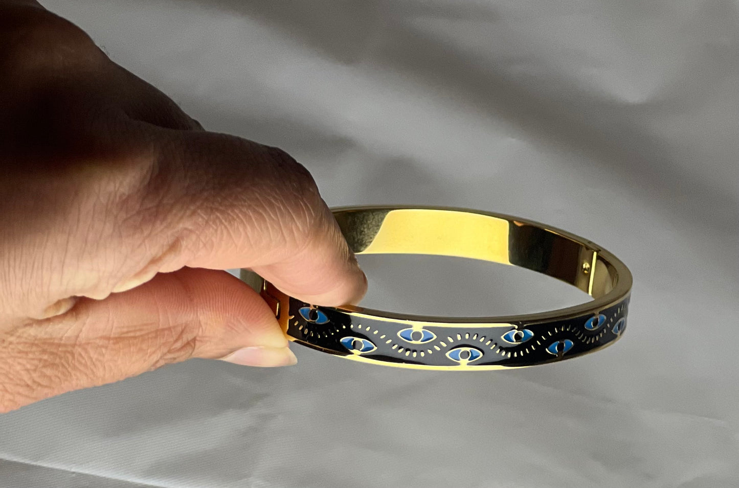 Evil eye bangle