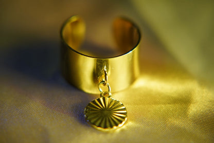The swirl charm ring
