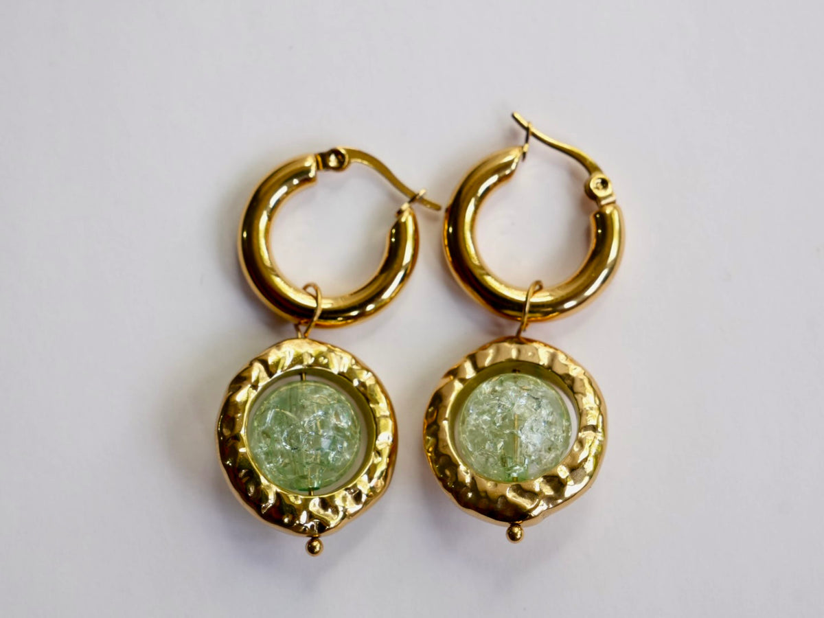 Chunky jellyball earrings