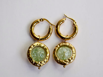 Chunky jellyball earrings