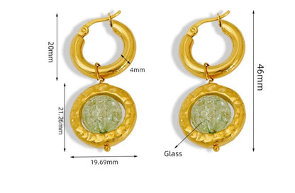 Chunky jellyball earrings