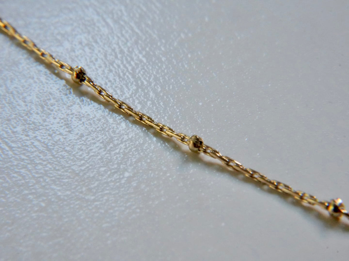 Pink natural stone necklace