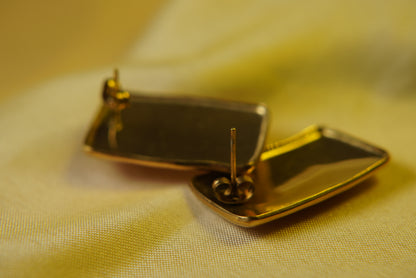 Chunky Rectangular Earrings