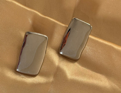 Chunky Rectangular Earrings