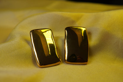 Chunky Rectangular Earrings