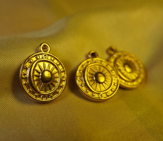 Crescent and Sun charm