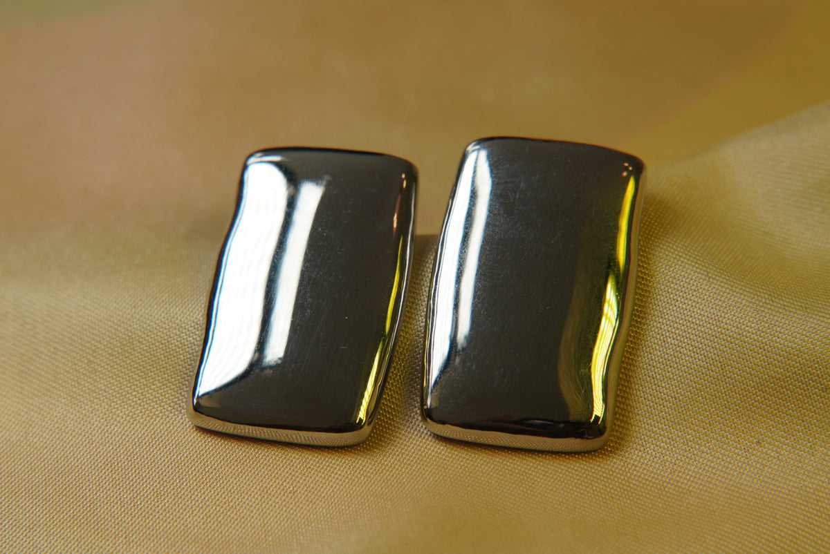 Chunky Rectangular Earrings