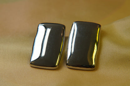 Chunky Rectangular Earrings