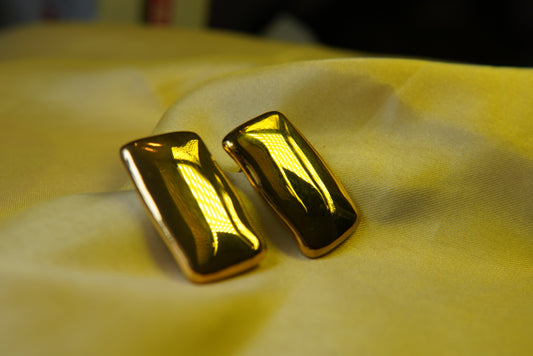 Chunky Rectangular Earrings
