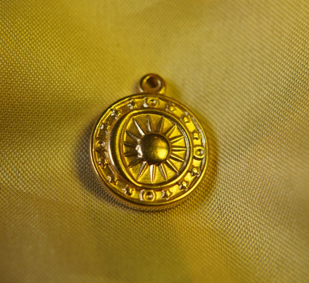 Crescent and Sun charm