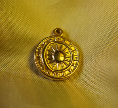 Crescent and Sun charm