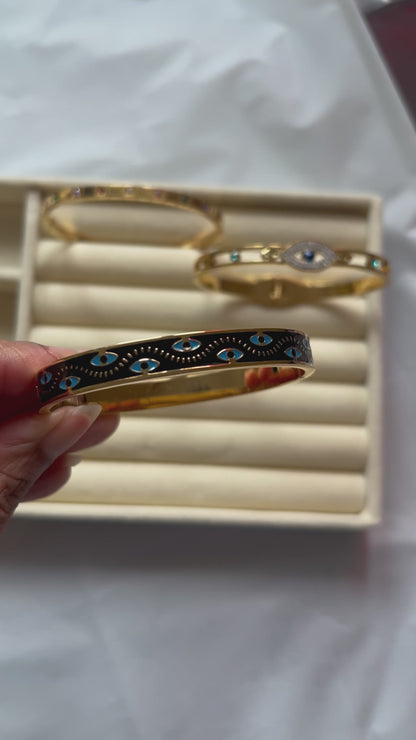 Evil eye bangle
